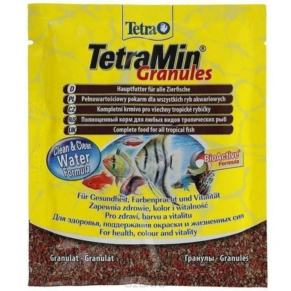 Tetra Tetramin Granules Akvaryum Balık Yemi 15Gr