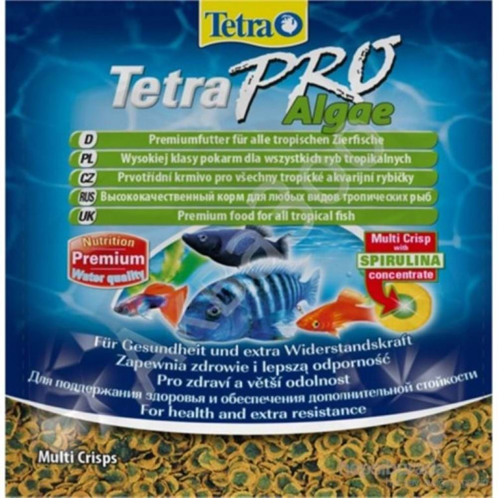 Tetra Pro Algae Cips Balık Yemi 12 Gr