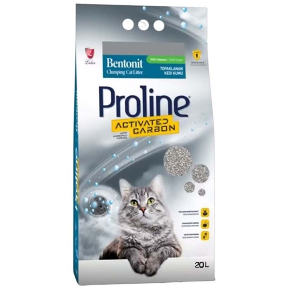 Proline Aktif Karbonlu Kedi Kumu 20Lt