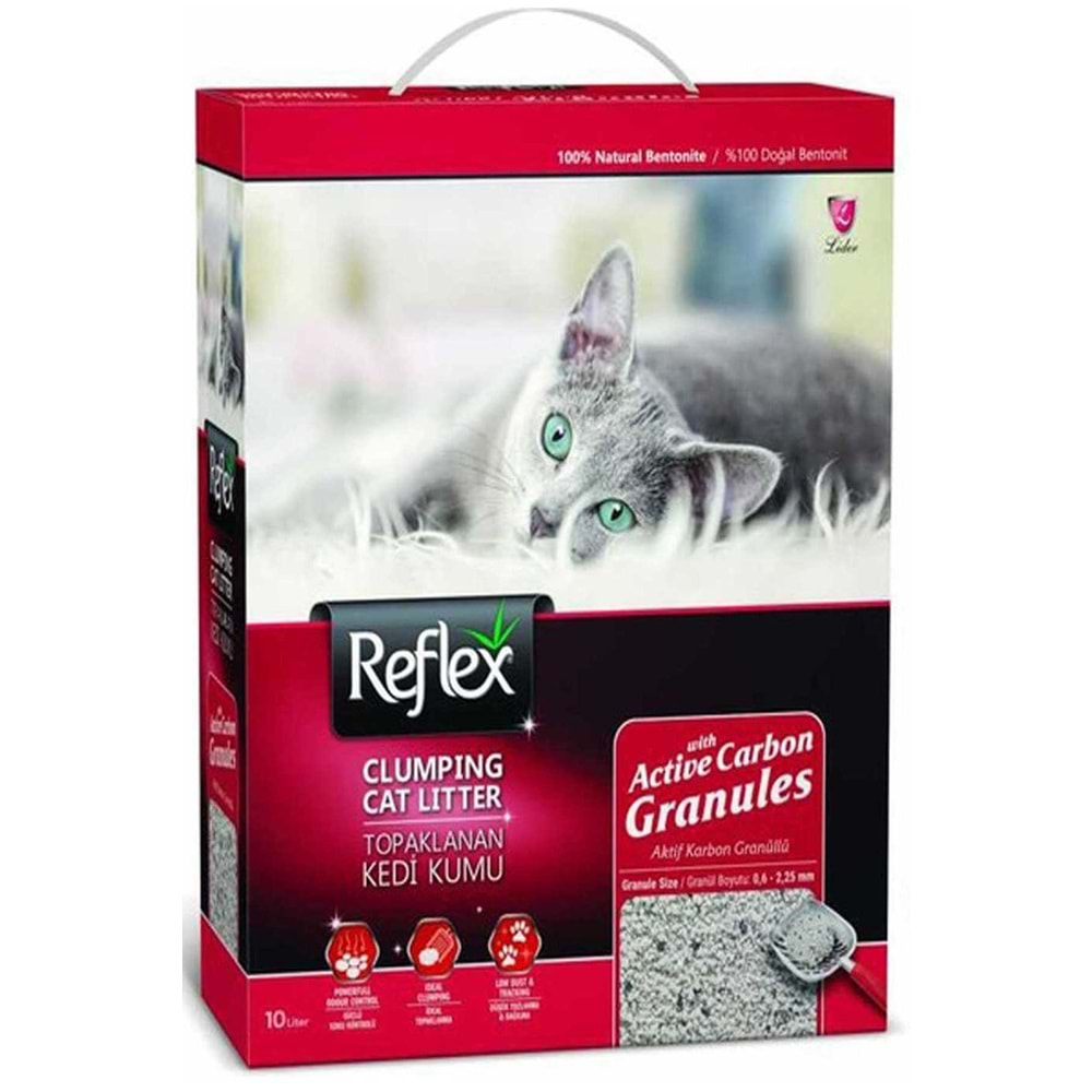 Reflex Box Granul Active Carbon Kedi Kumu 10Lt