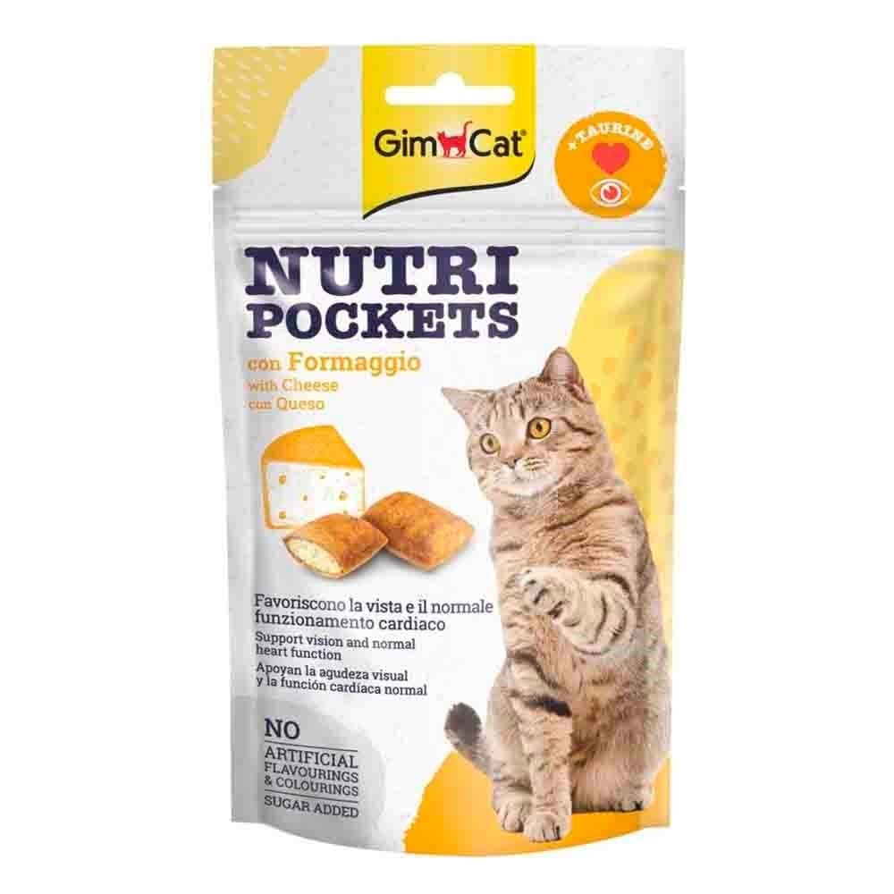 Gimcat Nutripockets Kedi Ödül Peynir Taurin 60Gr