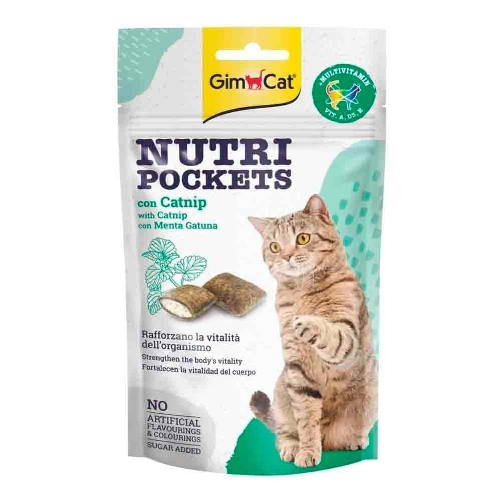 Gimcat Nutripockets Kedi Otlu Ödül Multivitamin 60Gr