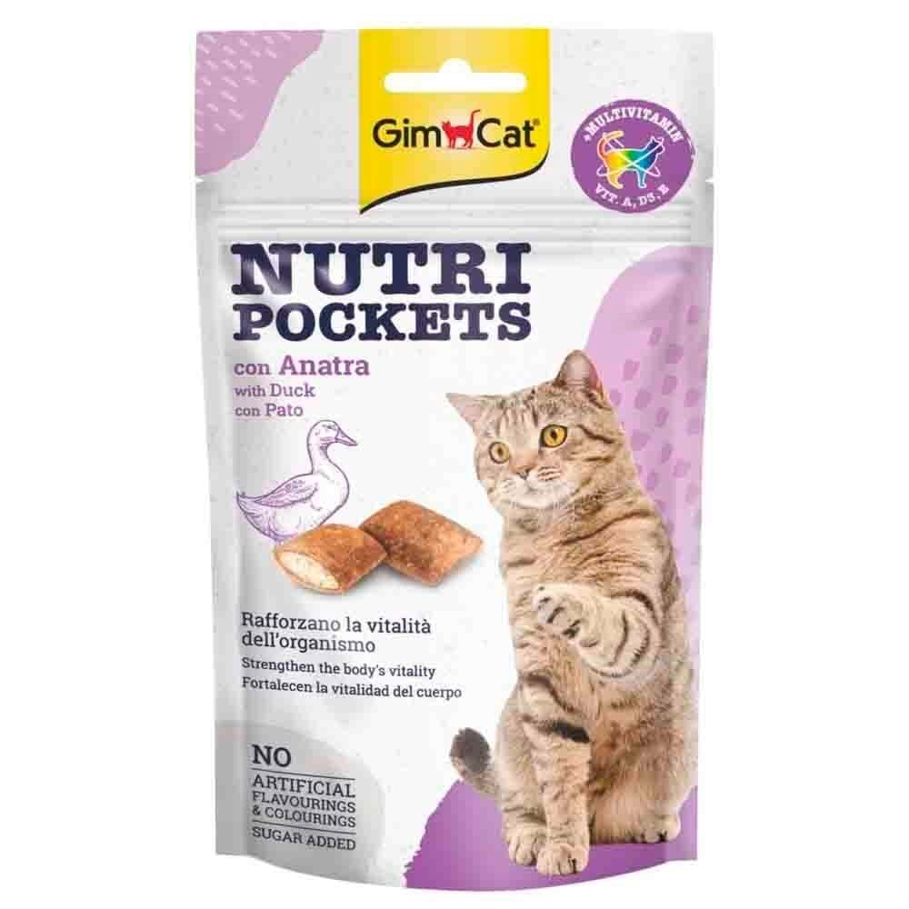 Gimcat Nutripockets Ördekli Kedi Ödülü 60Gr