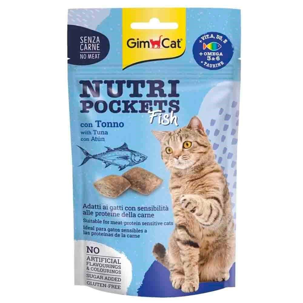 Gimcat Nutri Pockets Ton Balıklı Kedi Ödülü 60Gr