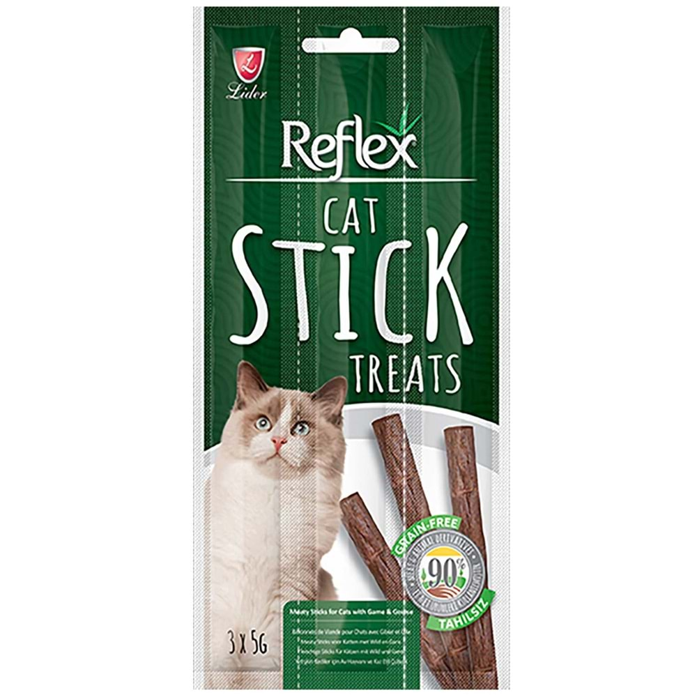 Reflex Stick Kaz Ve Av Hayvanlı Kedi Ödül Çubuğu 3X5Gr