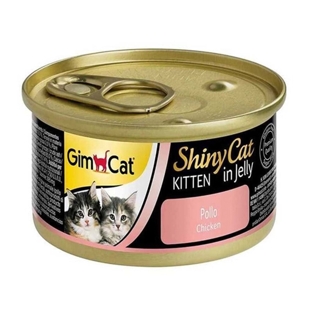 Gimcat Shinycat Tavuklu Yavru Kedi Konservesi 70Gr