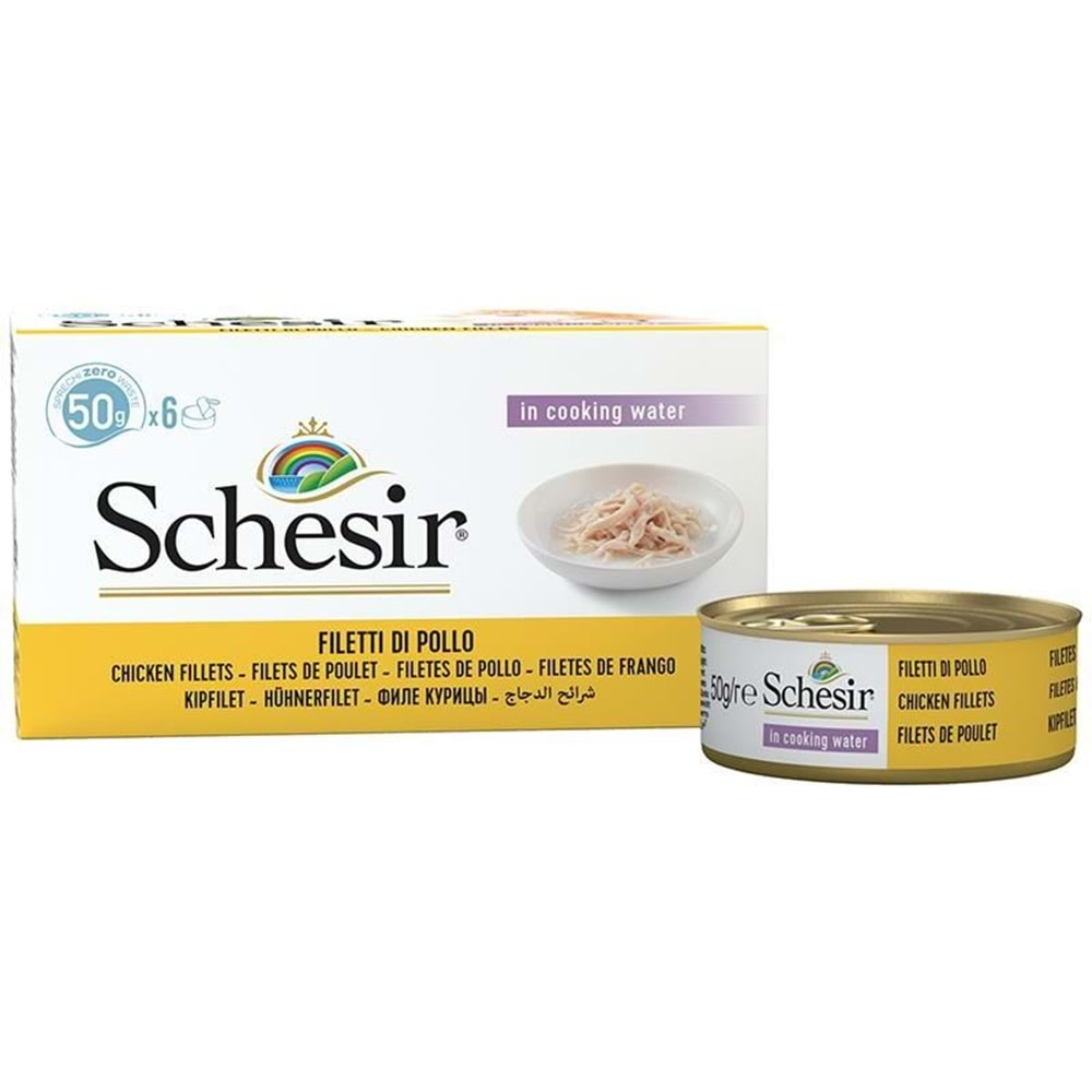 Schesir Tavuklu Yaş Kedi Maması 50 Gr