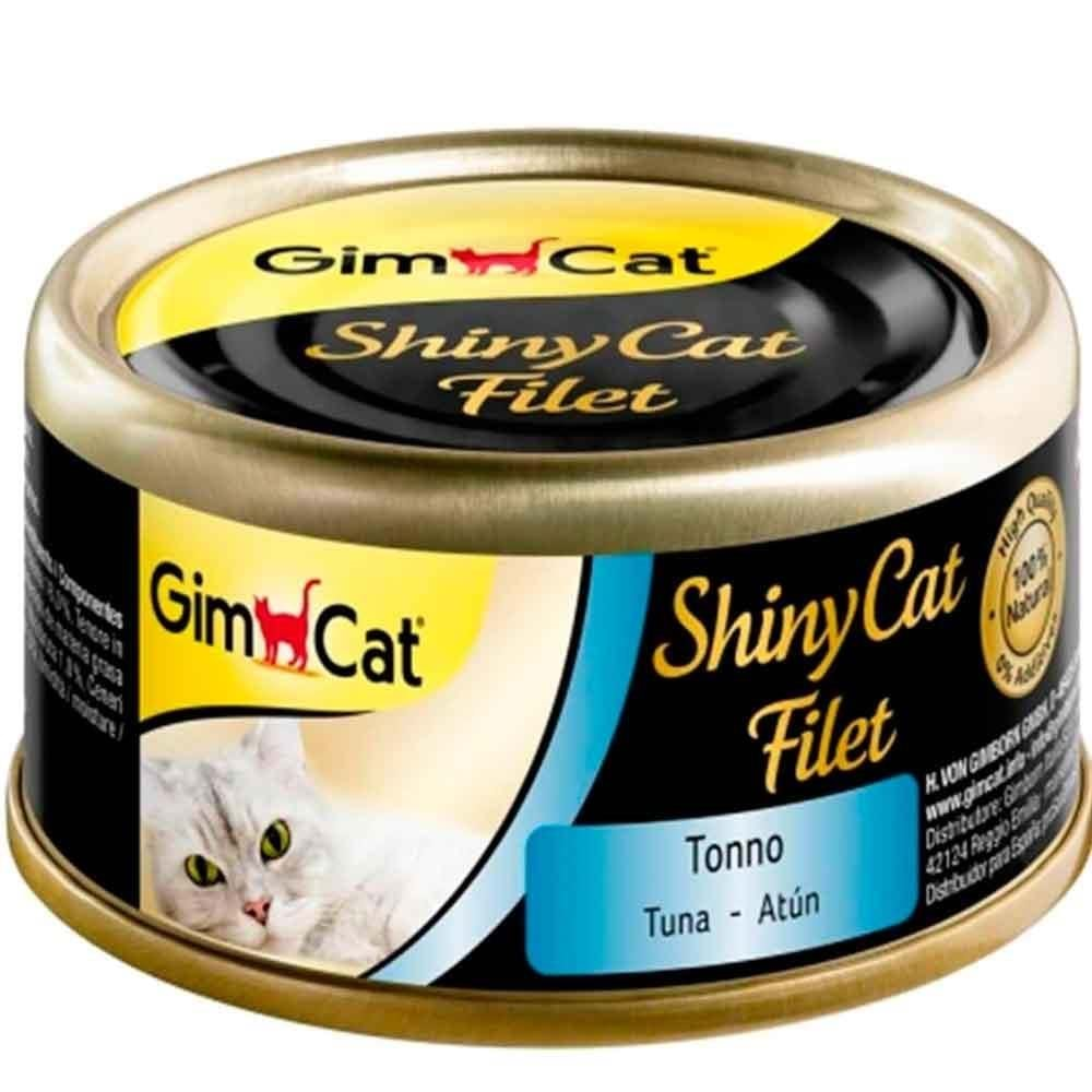 Gimcat Shinycat Kıyılmış Ton Balıklı Kedi Konservesi 70Gr