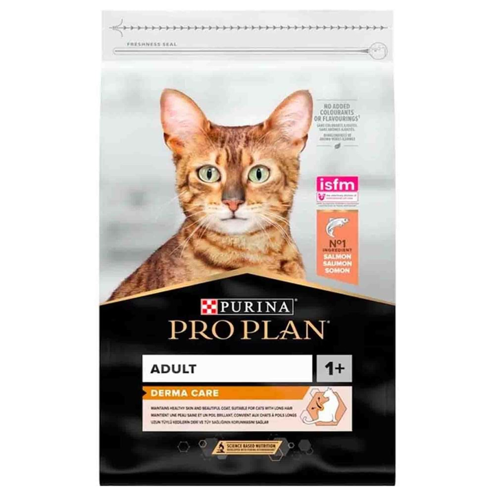 Pro Plan Derma Care Somonlu Tüy Sağlığı Destekleyici Yetişkin Kedi Maması 3Kg