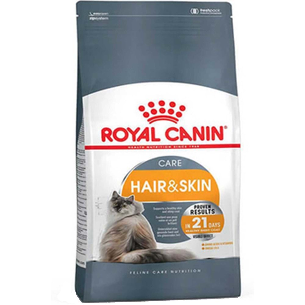 Royal Canin Hair & Skin Deri Ve Tüy Sağlığı İçin Yetişkin Kedi Maması 2Kg