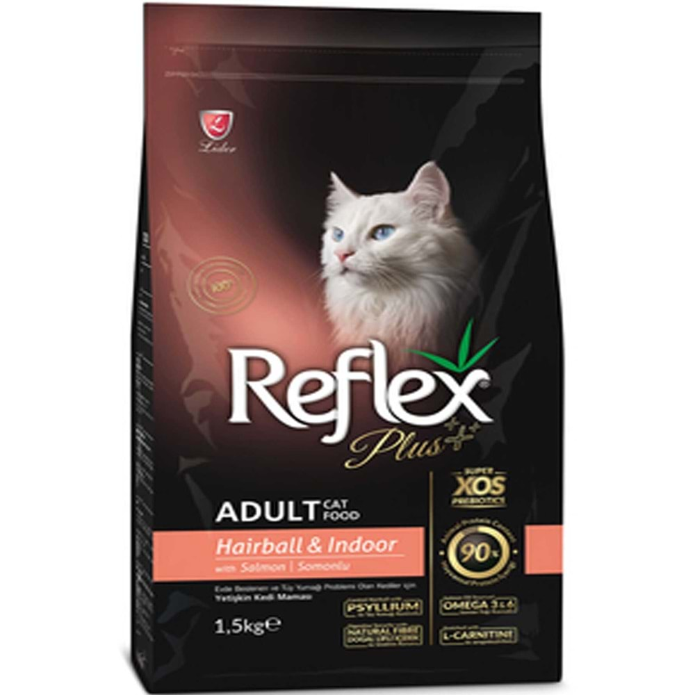 Reflex Plus Somonlu Hairball Yetişkin Kedi Maması 1,5Kg