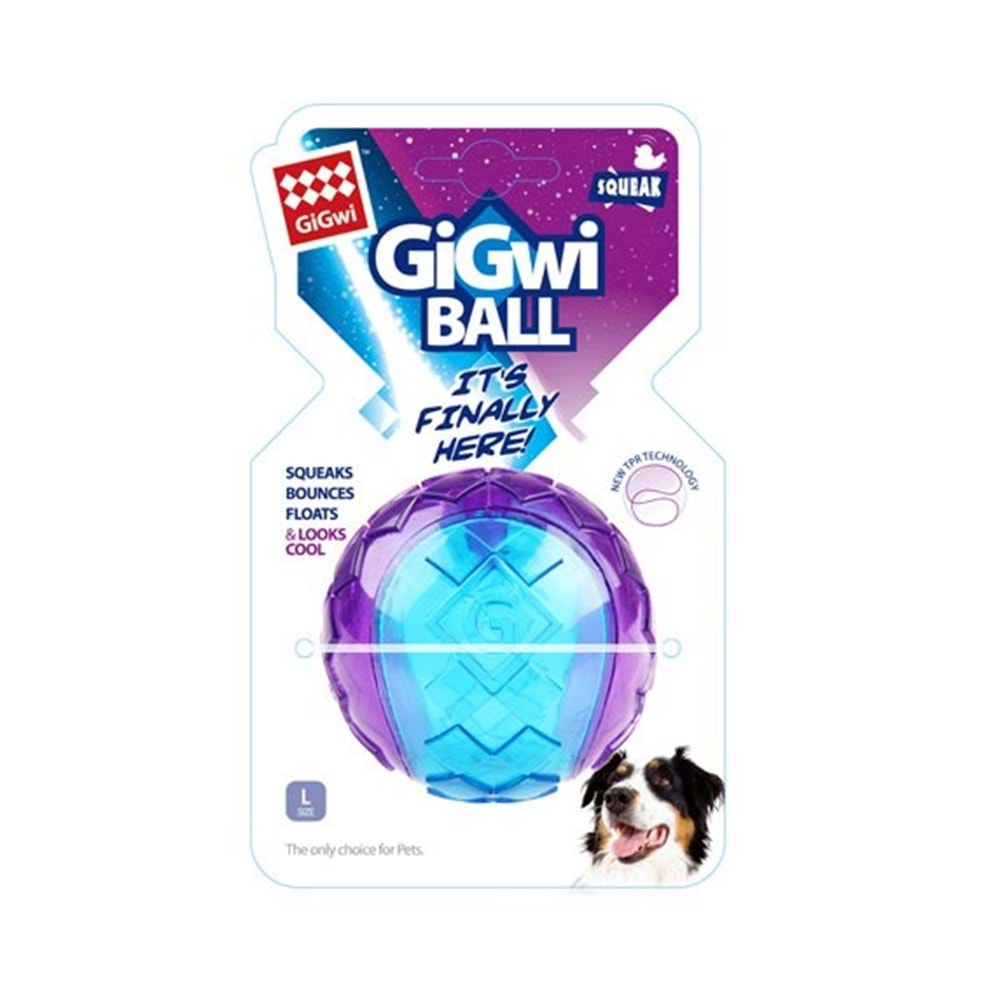 Gigwi Ball Sert Top 7 Cm Şeffaf Köpek Oyuncağı