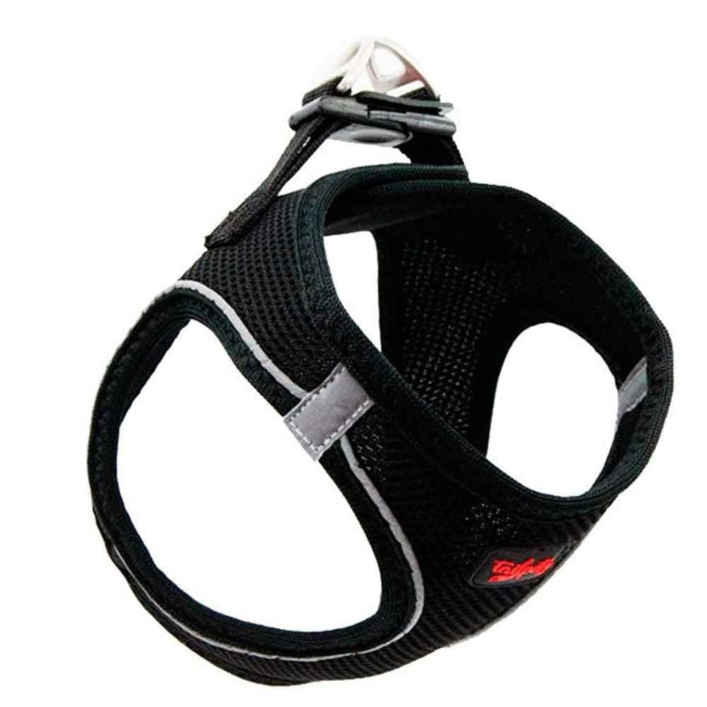 Tailpetz Air Mesh Harness Siyah Köpek Göğüs Tasması L