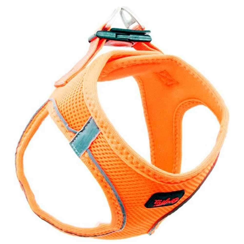 Tailpetz Air Mesh Harness Neon Turuncu Köpek Göğüs Tasması Xl