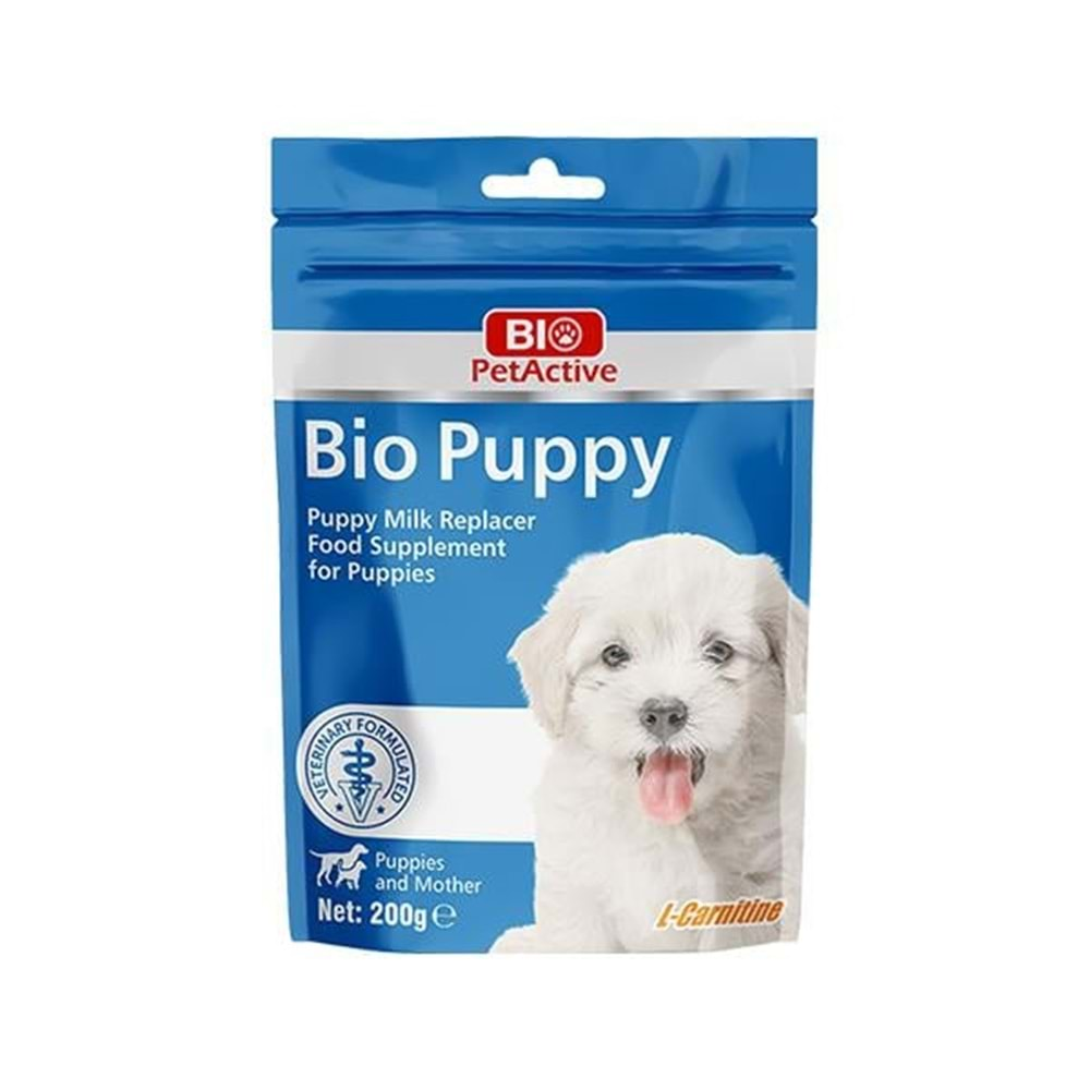 Bio Pet Active Puppy Milk Powder Yavru Köpekler İçin Süt Tozu 200Gr