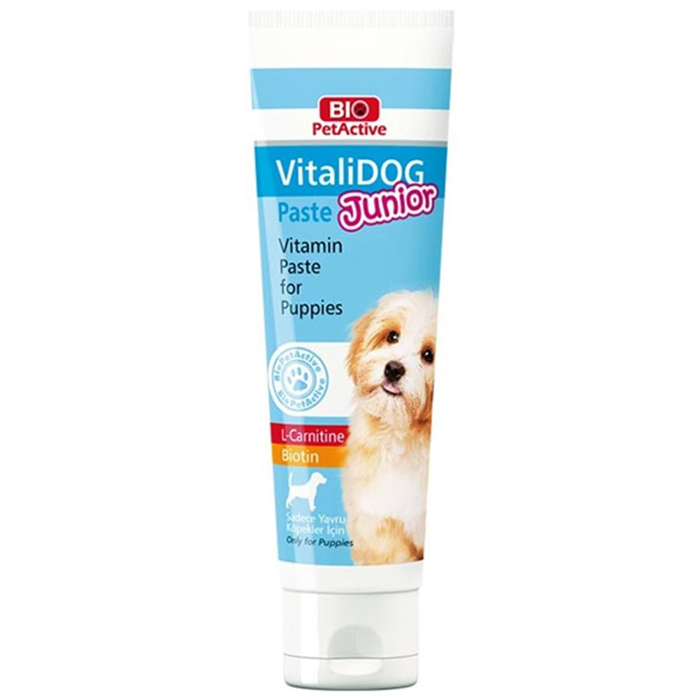 Bio Petactive Vitalidog Yavru Köpek Gelişim Destekleyeyici Multivitamin Paste 100Ml