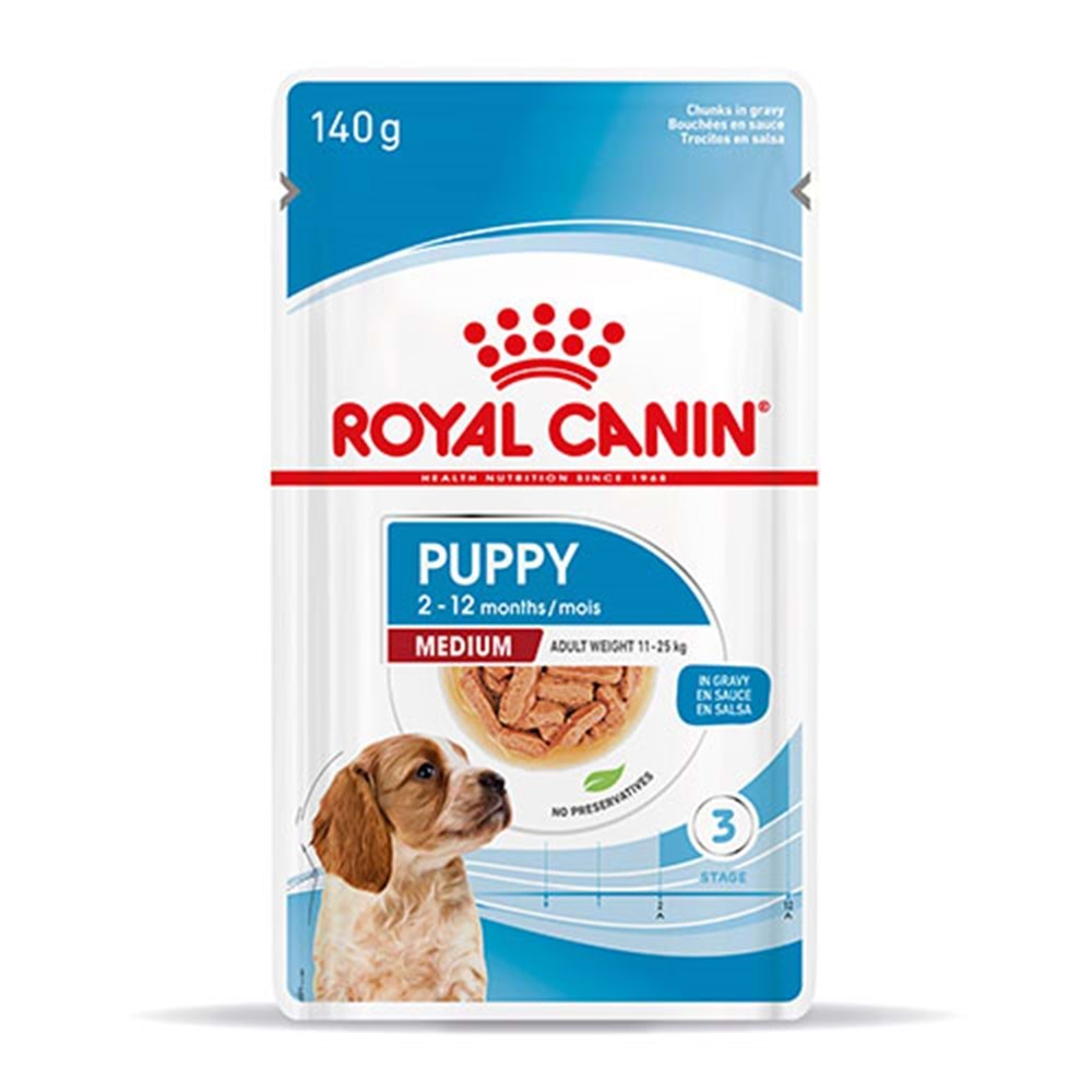 Royal Canin Medium Puppy Yavru Köpek Yaş Maması 140Gr