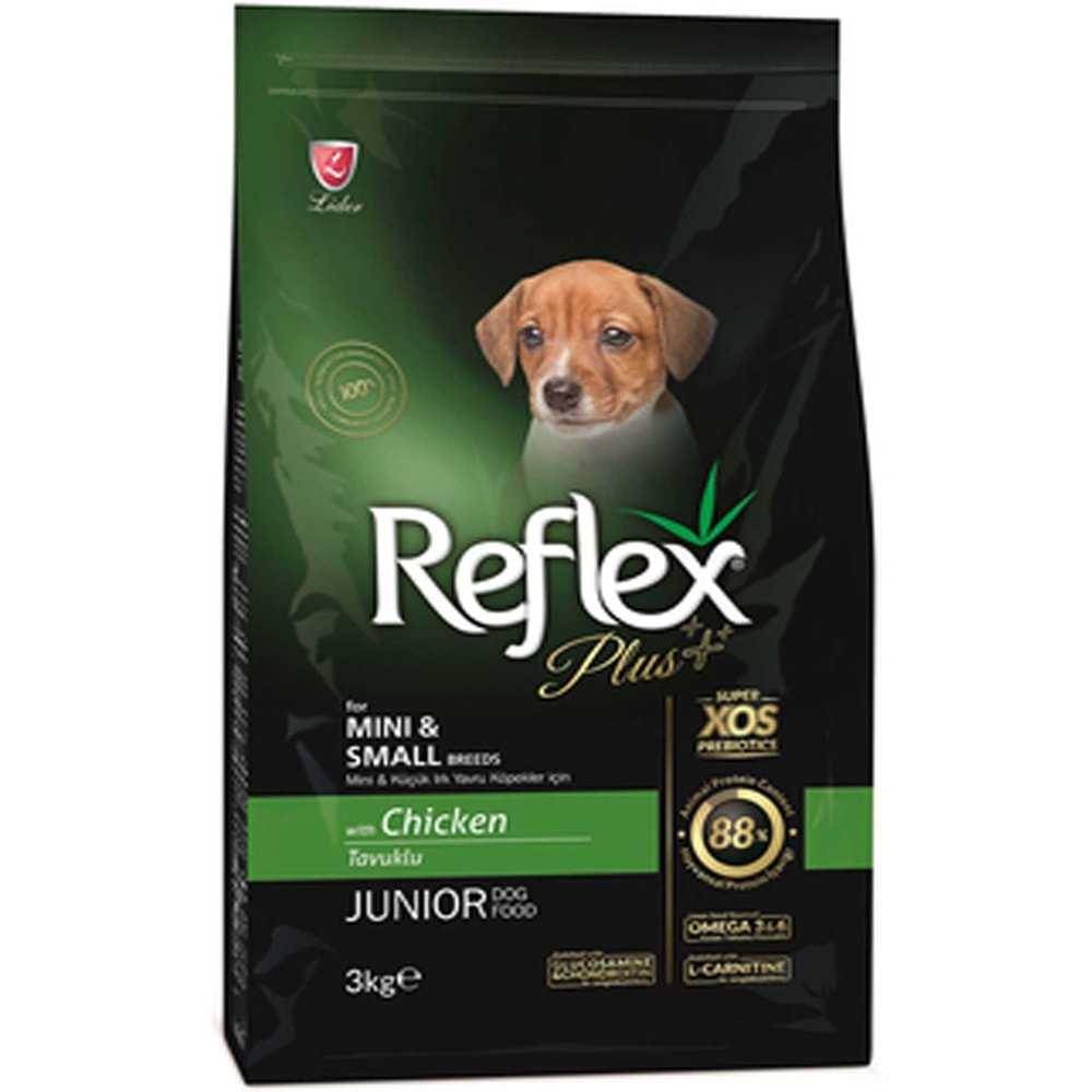 Reflex Plus Tavuklu Mini Ve Küçük Irk Yavru Köpek Maması 3Kg