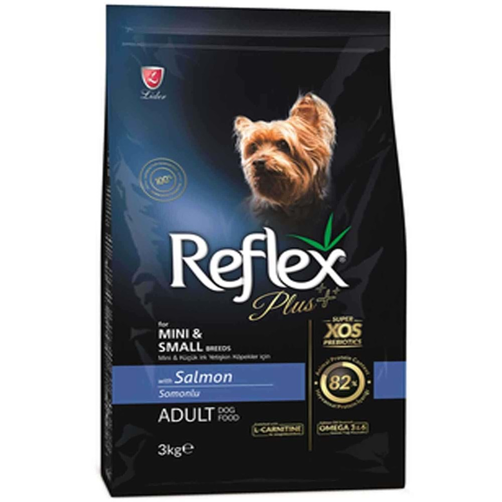 Reflex Plus Somonlu Küçük Irk Yetişkin Köpek Maması 3Kg