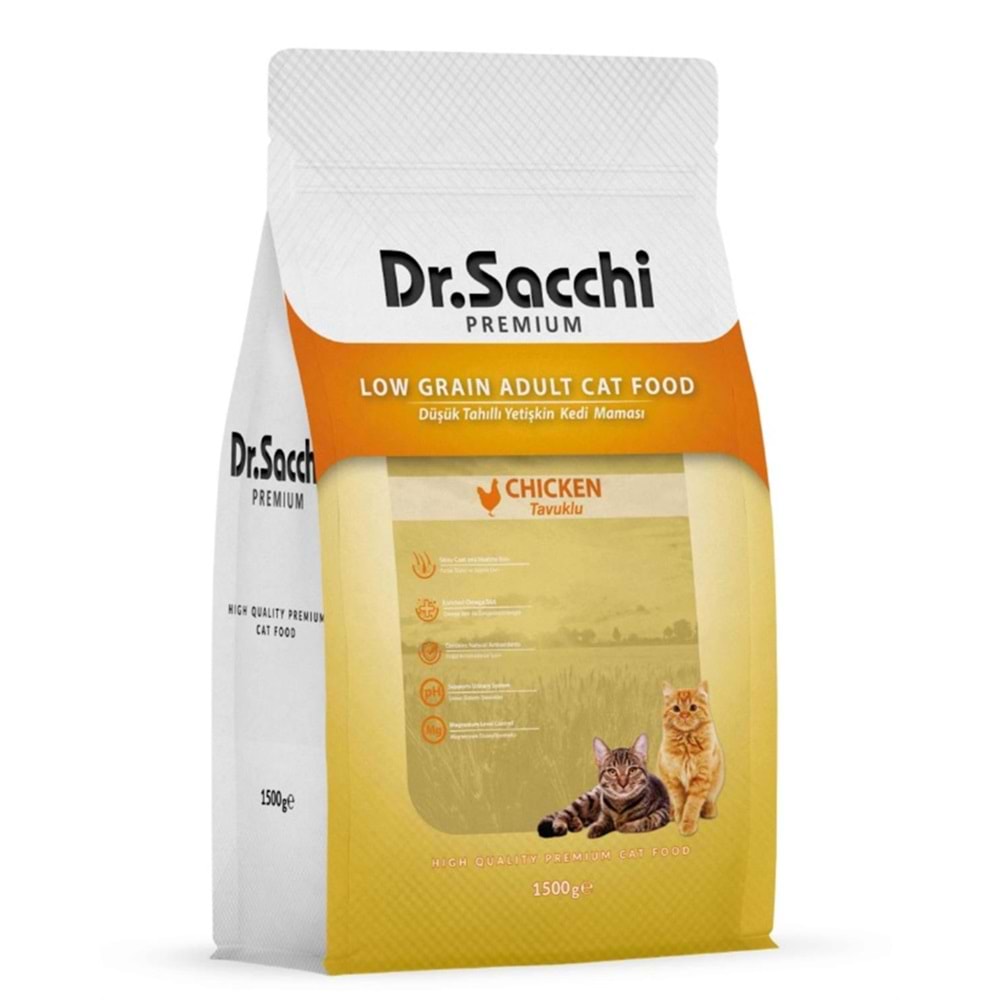 DR Sacchi Yetişkin Köpek Maması Tavuklu 2 KG