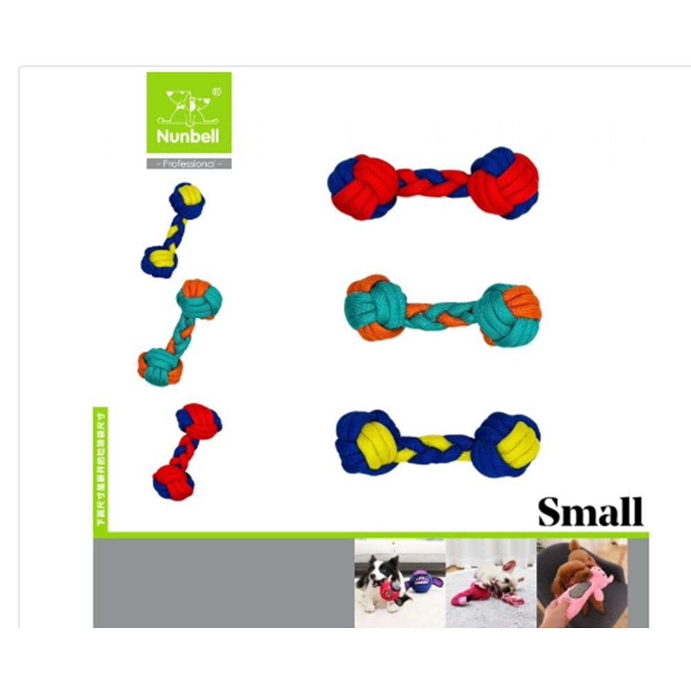 Nunbell Köpek Oyuncak Diş İpi Halter Ufak