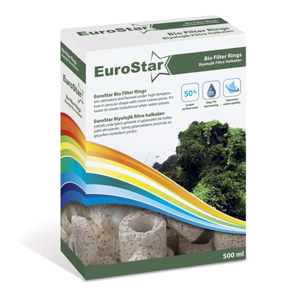 EuroStar Bio Filter Ring Beyaz