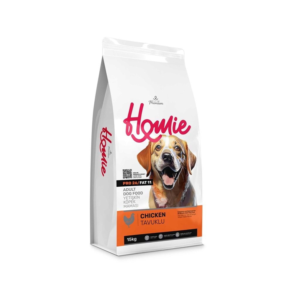 Homie Adult Dog Chicken 15 KG.