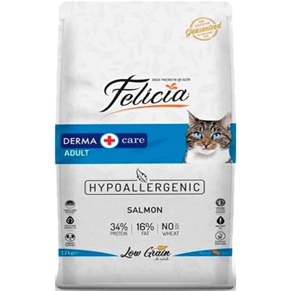 Felicia 2 kg Yetişkin Somonlu Az Tahıllı Kedi Maması