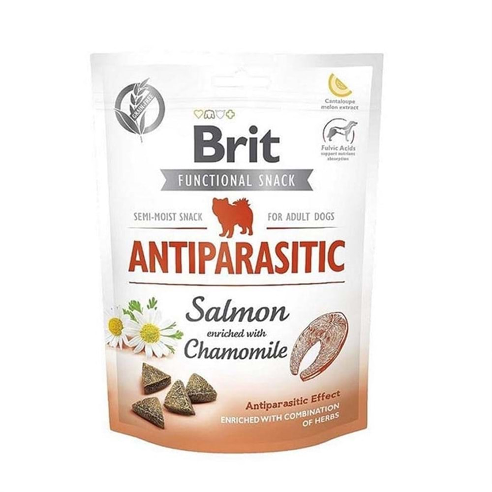 Brit Care Antiparasitic Somonlu ve Papatyalı Parazit Önleyicili Köpek Ödül Maması 150gr