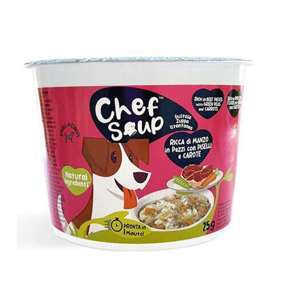 CHEF SOUP DANA ETI BEZELYE VE HAVUCLU HAZIR CORBA 25 GR