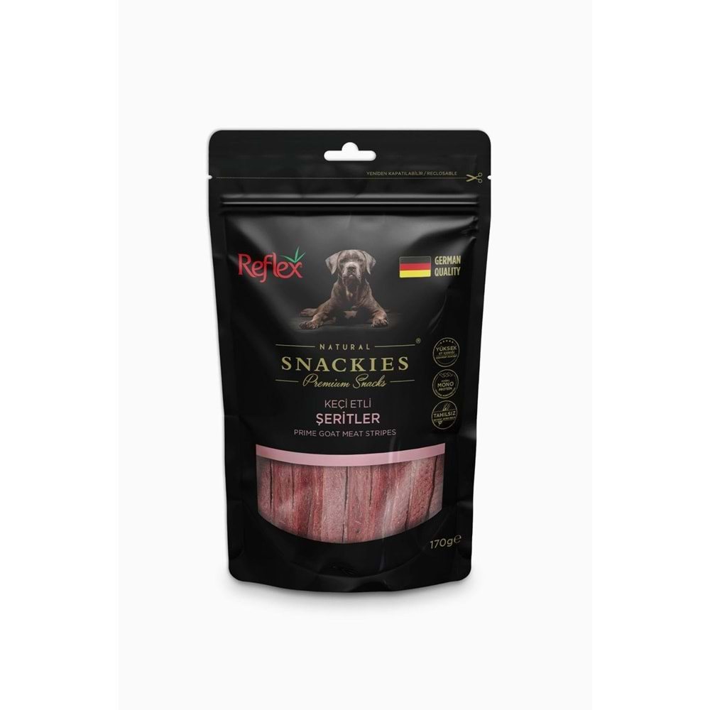 REFLEX SNACKIES KEÇİ ETLİ ŞERİTLER 170G