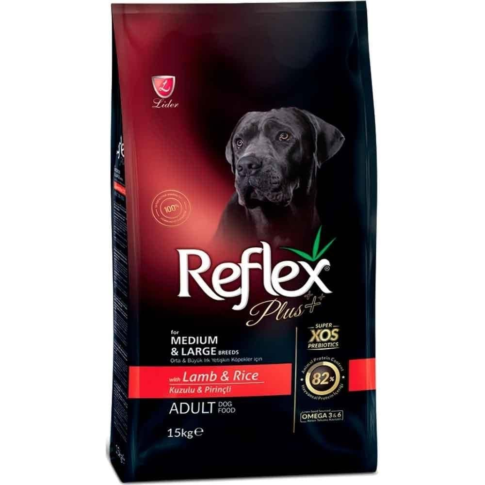 REFLEX PLUS ADULT MEDIUM-LARGE DOG 15KG