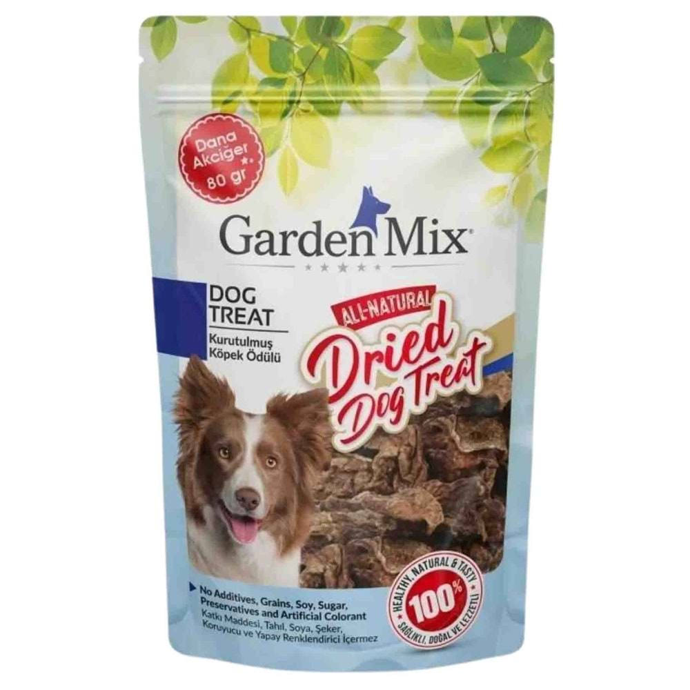 Garden Mix Kurutulmuş Dana Akciğer 80gr