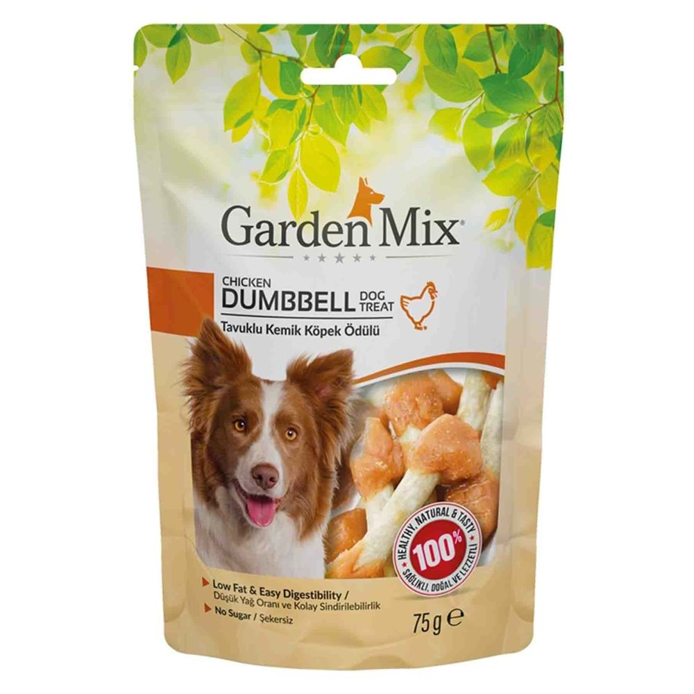 Garden Mix Tavuklu Kemik Köpek Ödülü 75gr