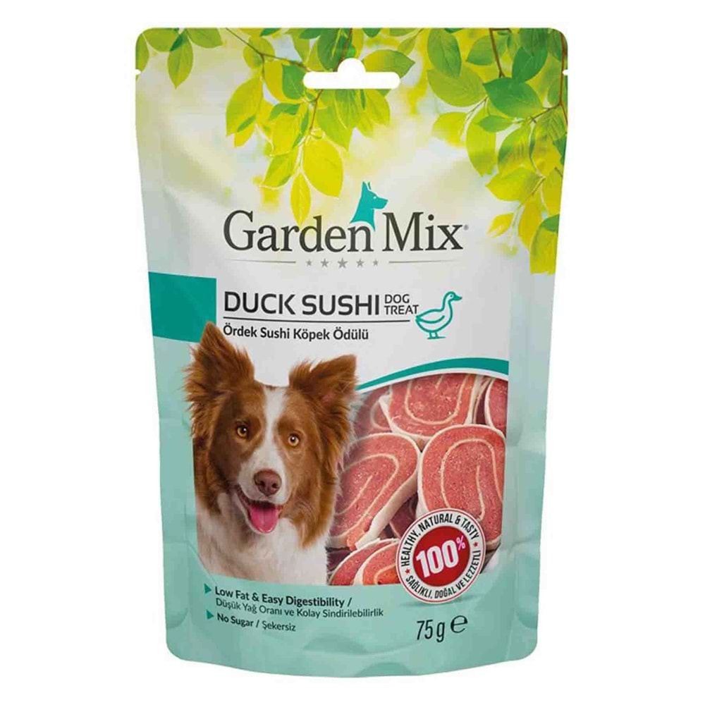 Garden Mix Ördekli Sushi Kemik Köpek Ödülü 75gr