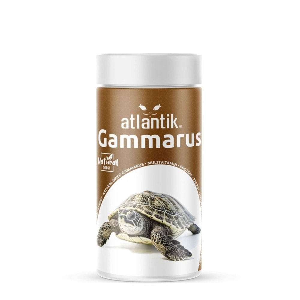 Atlantik Gammarus Kaplumbağa Yemi 250 ml