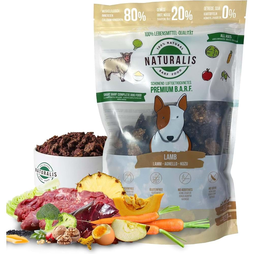 Naturalis Smartbarf Kuzu Etli Köpek Maması 5kg