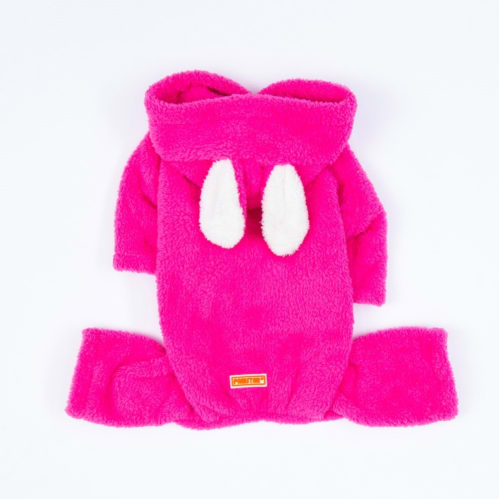 Pembe Tapeti Kedi Köpek Tulum Kedi Köpek Kıyafeti -2XL