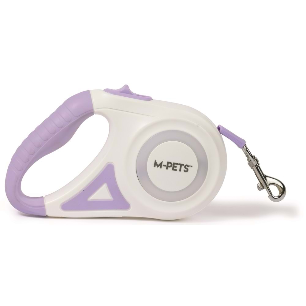 M-PETS FLASH LEDLİ OTOMATİK GEZDİRME ŞERİT 5MT/PURPLE
