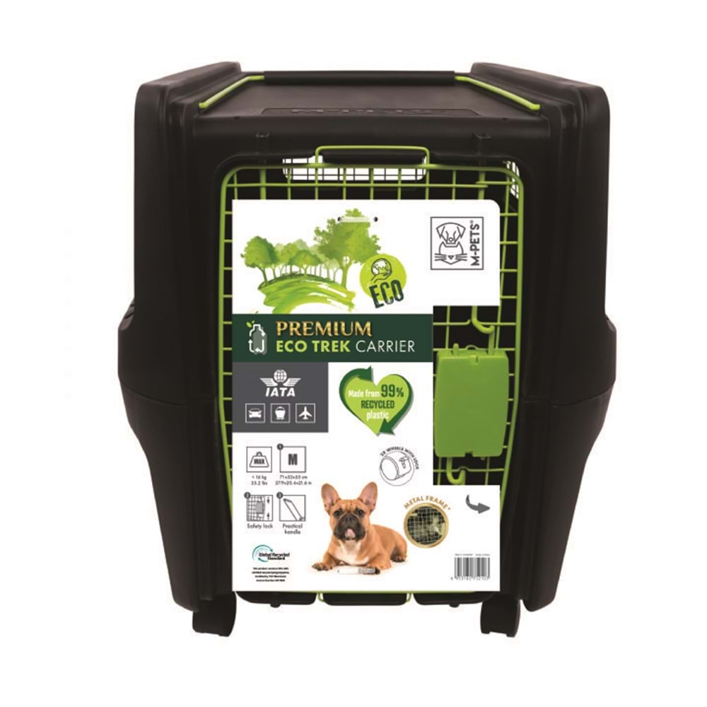 M-PETS PREMIUM ECO TREK TRAVEL CARRIER IATA (M) TAŞIMA TEKERLEKLİ