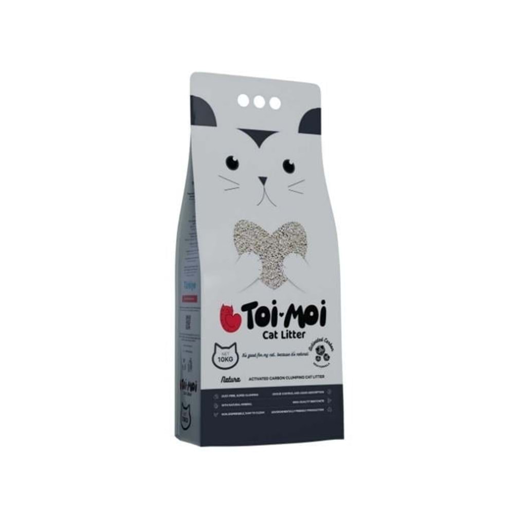 Toi Moi Natura Cream Aktif Karbon 10 Kg Kedi Kumu
