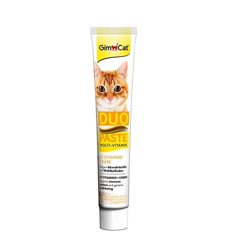 GIMCAT MULTI - VITAMIN DUO PASTE PEYNİR + 12 VİTAMİNLİ 50 GR