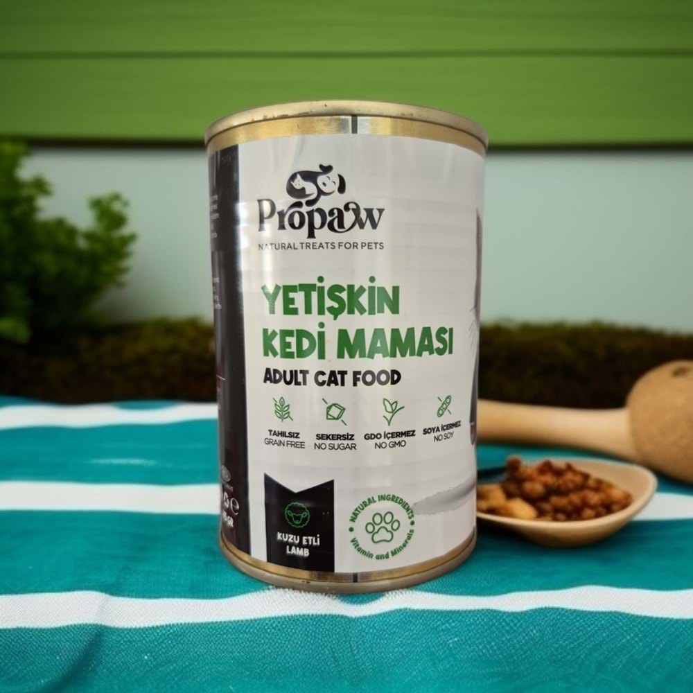 Propaw Kuzu Etli Yetişkin Kedi Konservesi 415 gr