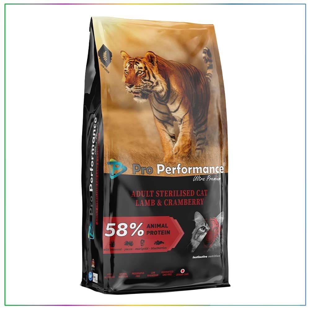 PRO PERFORMANCE KISIRLASTIRILMIS KUZU ETLI KEDI MAMASI 15 KG
