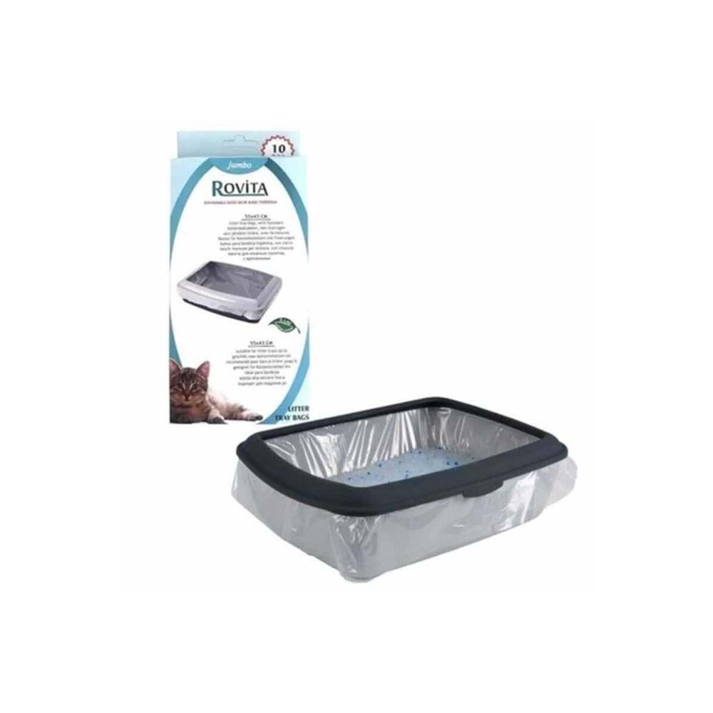Rovita Kedi Kum Kabı Torbası 55x43 cm 10'lu