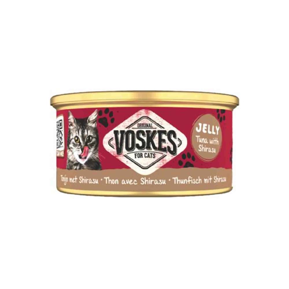 Voskes Ton Balığı ve Şirasu Kedi Konservesi 85gr