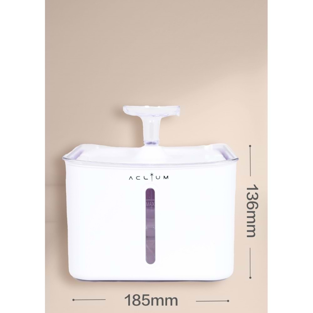 Aclıum Kedi Su Sebili 2,4 lt