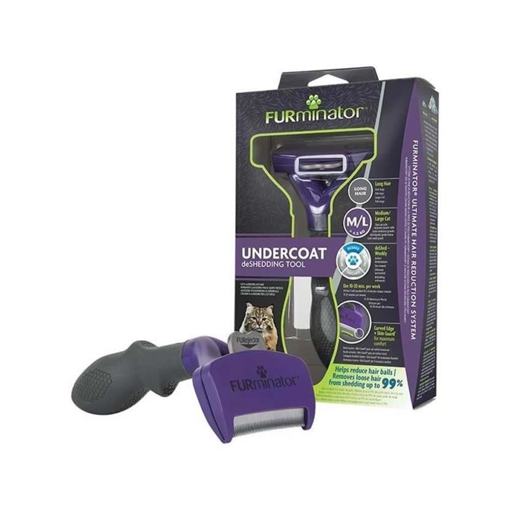 Furminator Uzun Tüylü Kedi Tarağı 6cm [M/L]