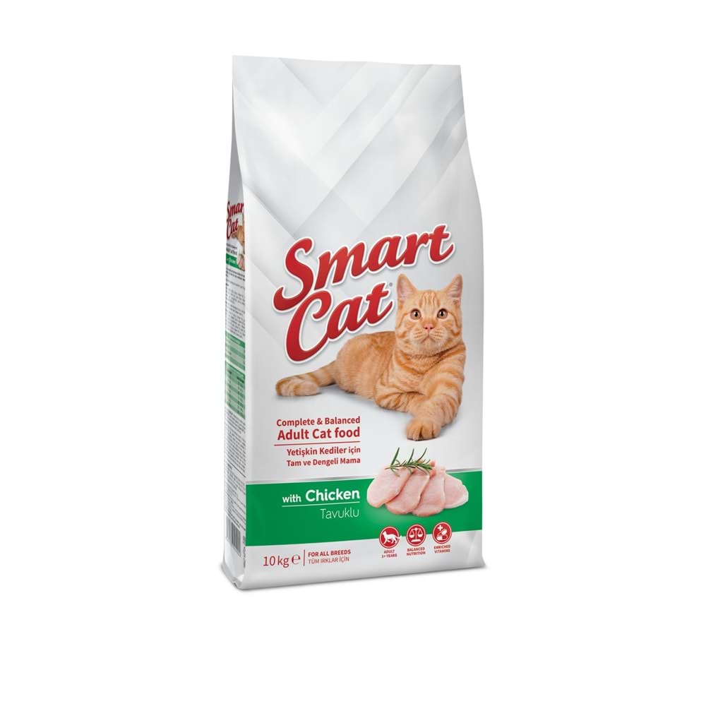 Smart Cat Tavuk Etli Yetişkin Kedi Maması 10 Kg
