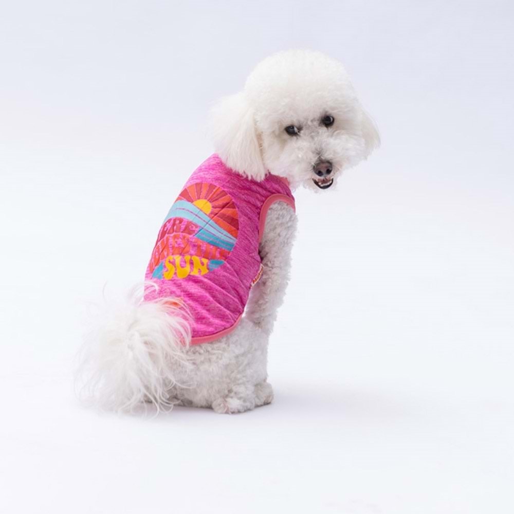 Pawstar Fuşya The Sun Tişört XL Beden